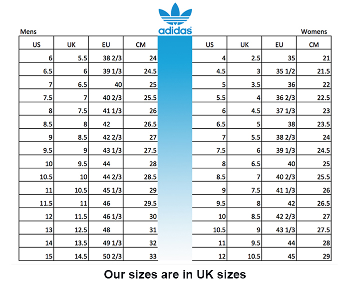 adidas shoe conversion